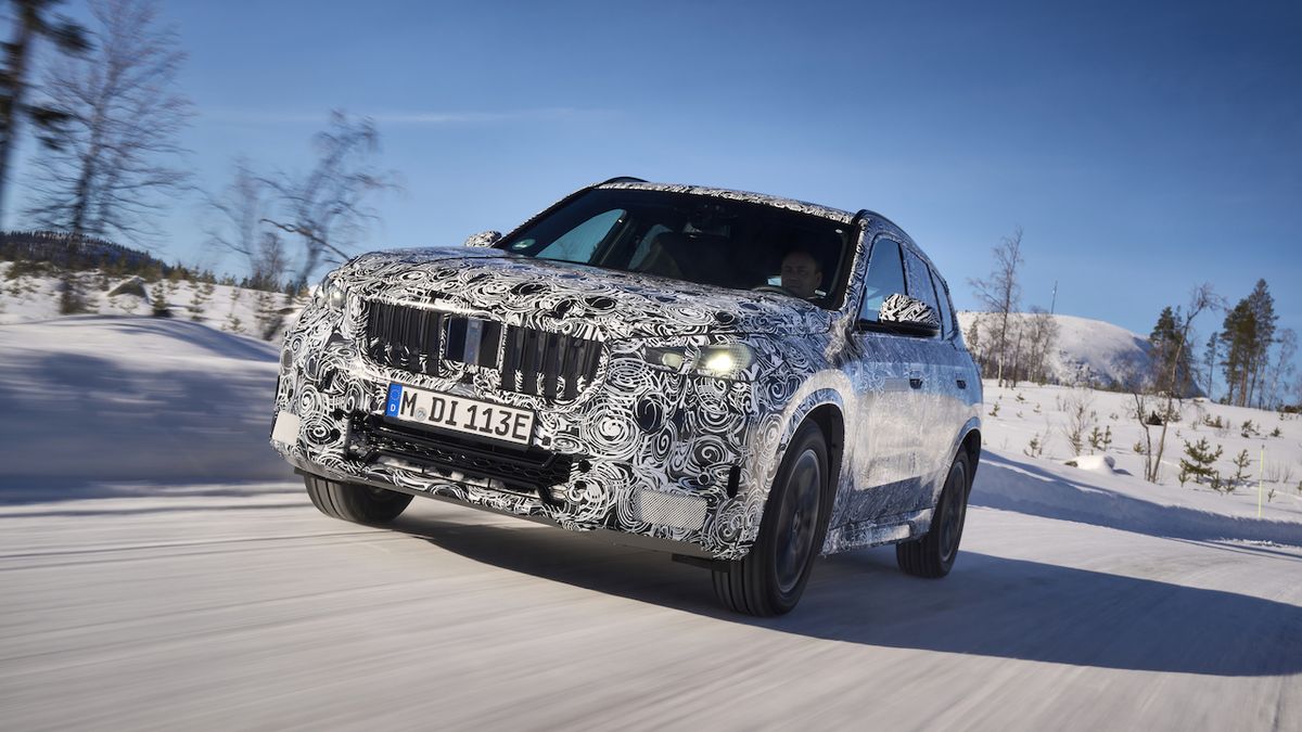 BMW iX1 podstupuje finální testování za polárním kruhem